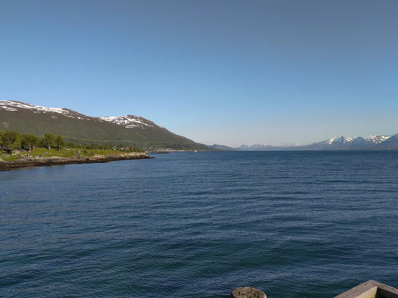 The Telegrafbukta beach west of Tromsø.
